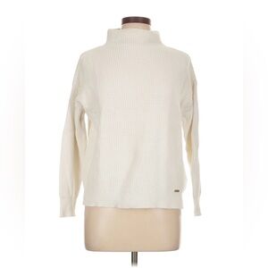 Michael Kors Women’s Small Mock Neck Longline Stretch Knit Sweater